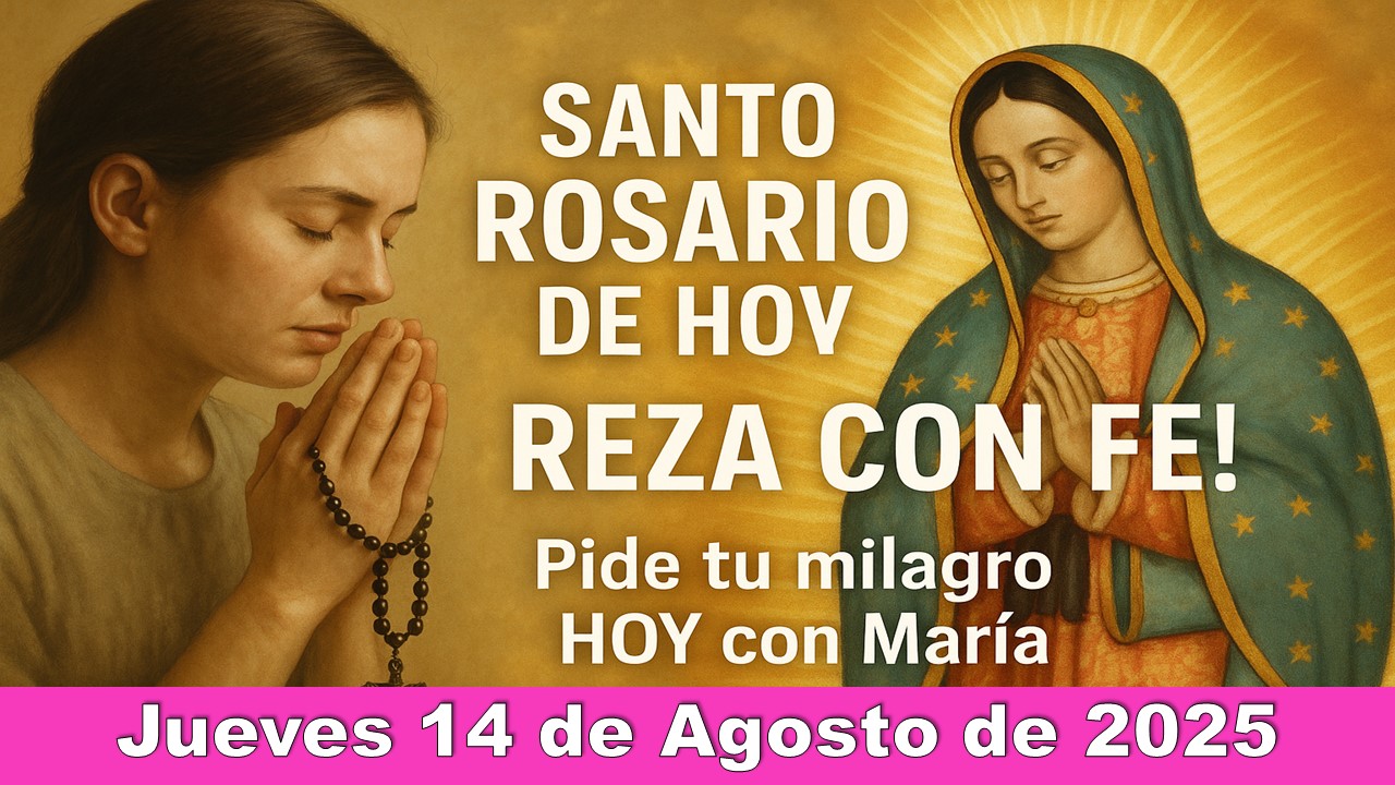 El santo rosario de hoy